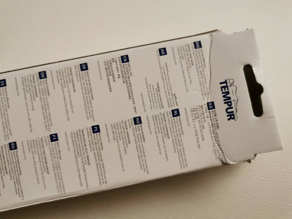 Die Verpackung ist leicht beschädigt